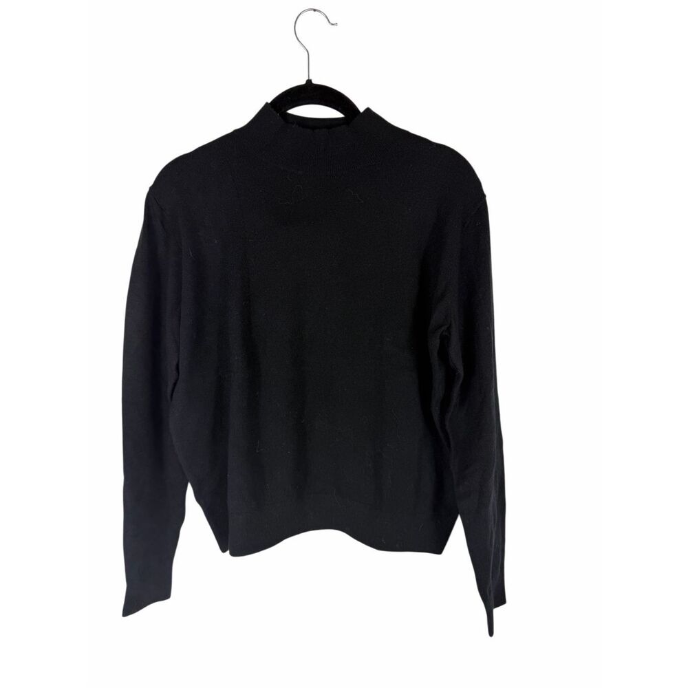 NWT Ann Taylor Black Mock Neck Sweater- size S